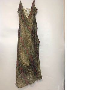Address snake print dress